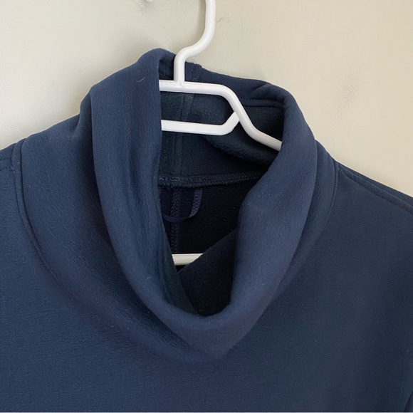 Lululemon Kick The Cold Funnel Neck Inkwell Navy Blue Size 6 - Picture 5 of 15